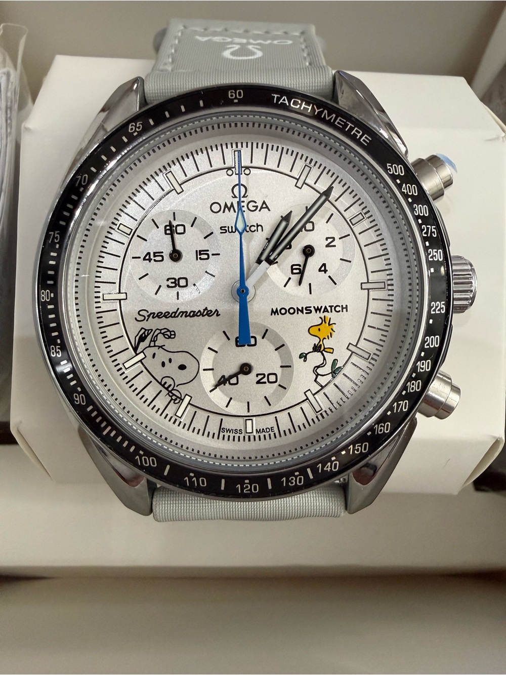 Moonwatch MOD Snoopy Rare Stainless Steel Watch